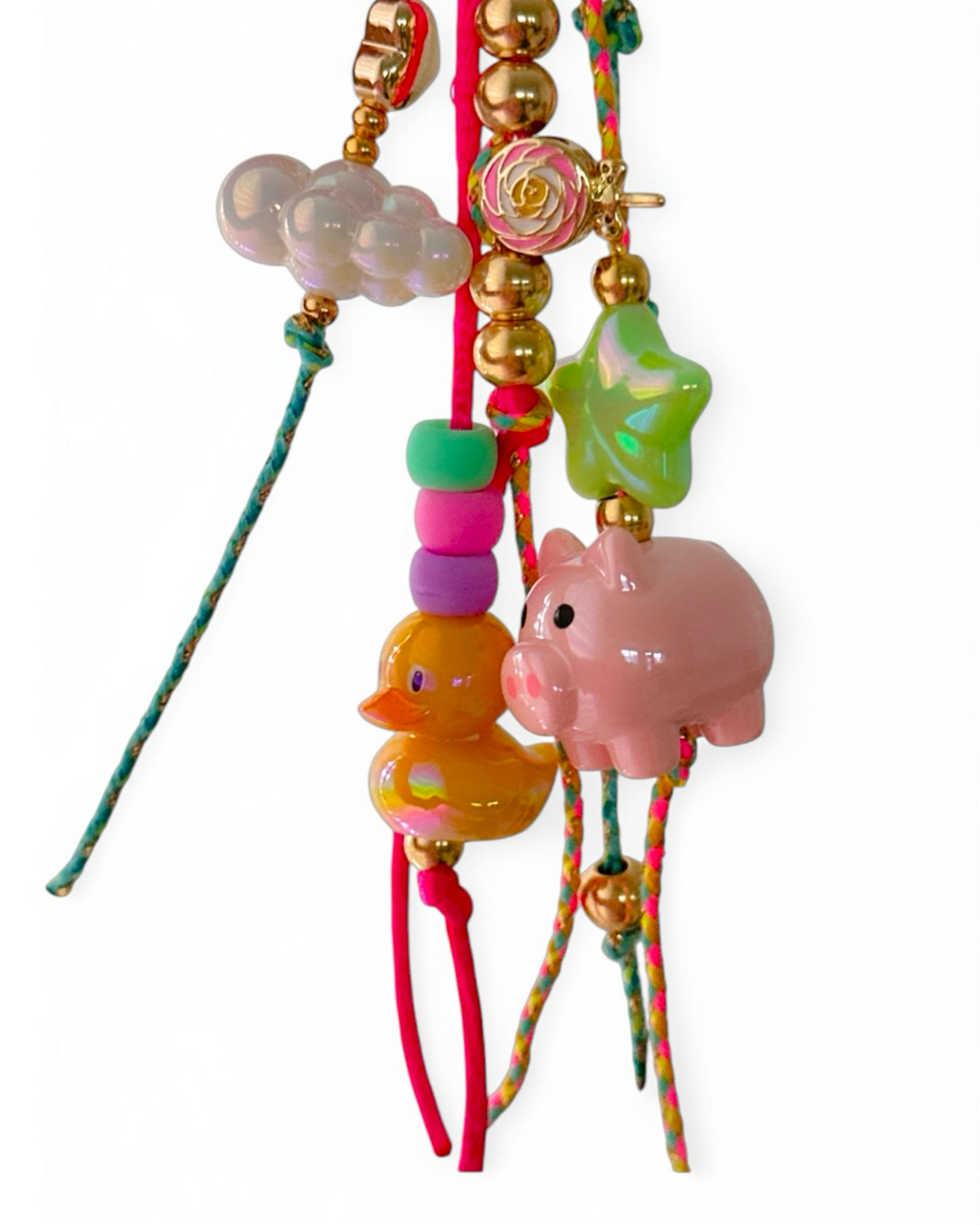 Mel Beaded Bag Charm