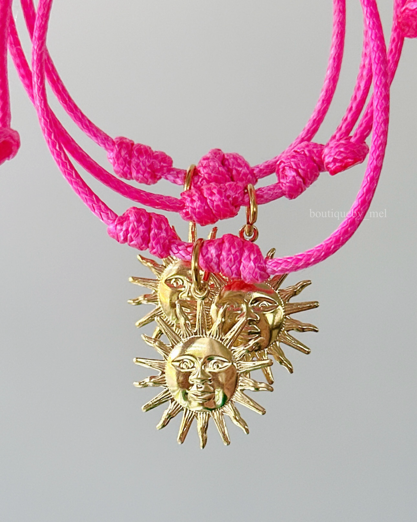 Hot Pink Sun Bracelet