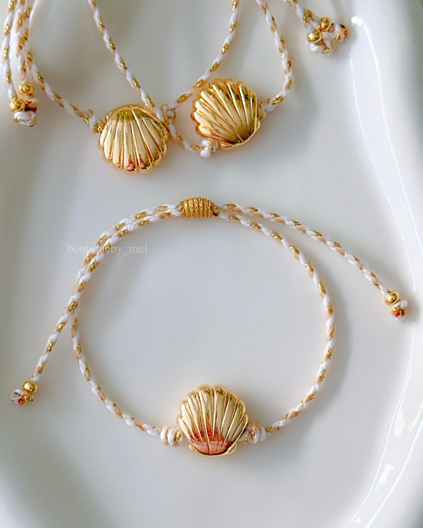 Sunlit Shell Bracelet