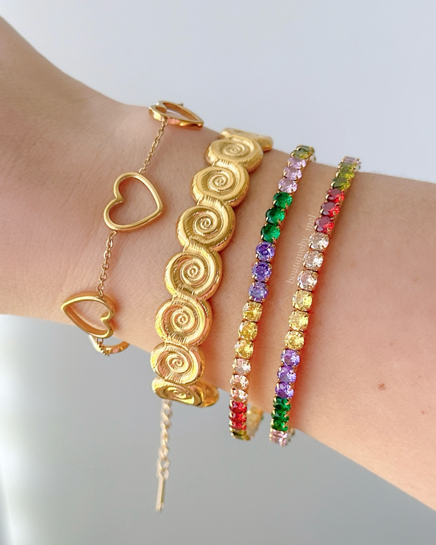 Colorful Tennis Bracelet