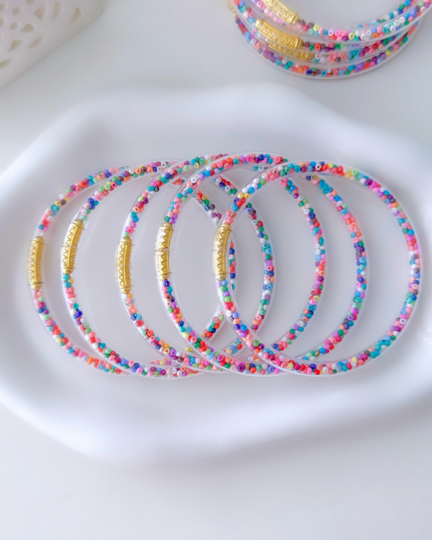 Sprinkles Jelly Bangles