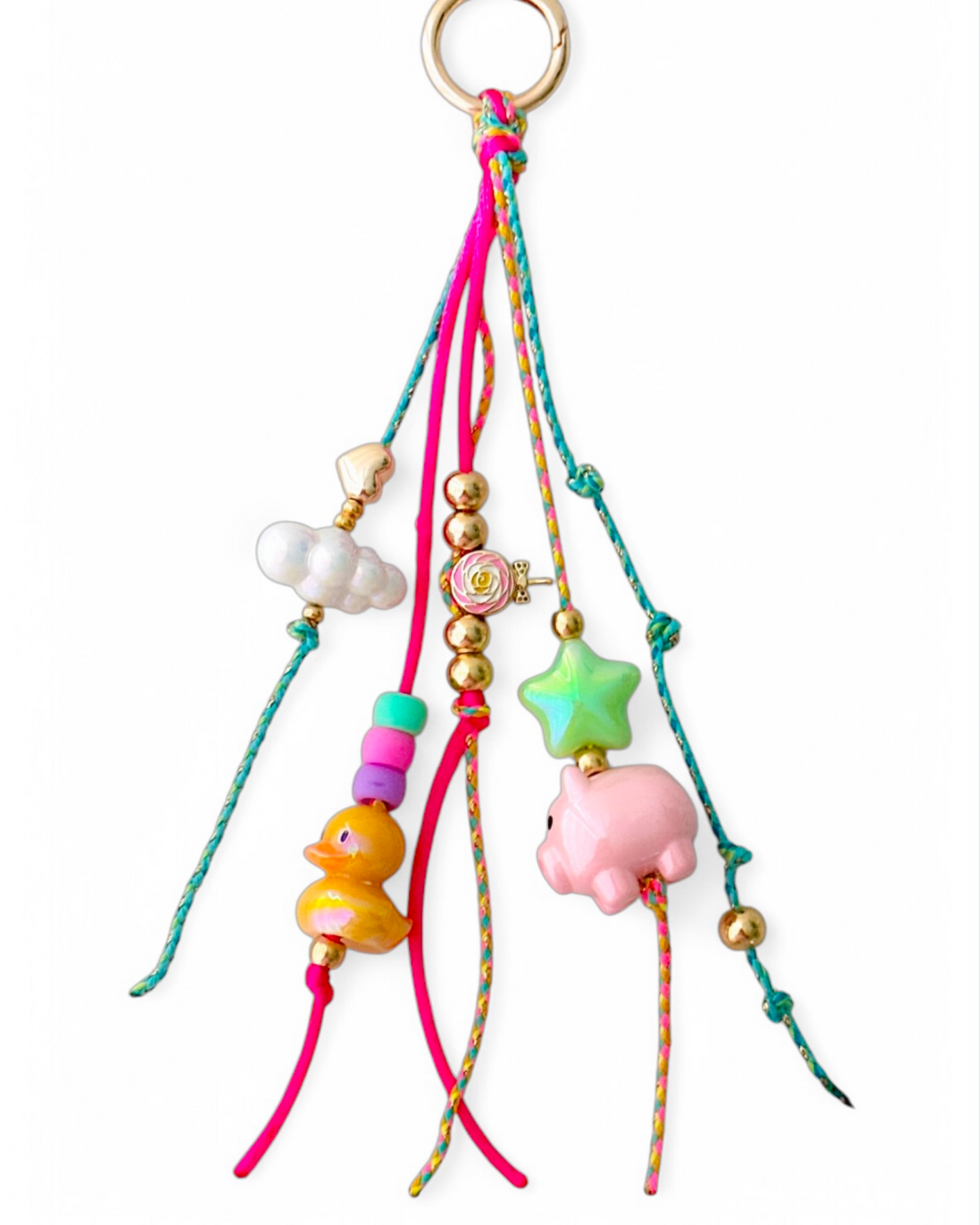 Mel Beaded Bag Charm