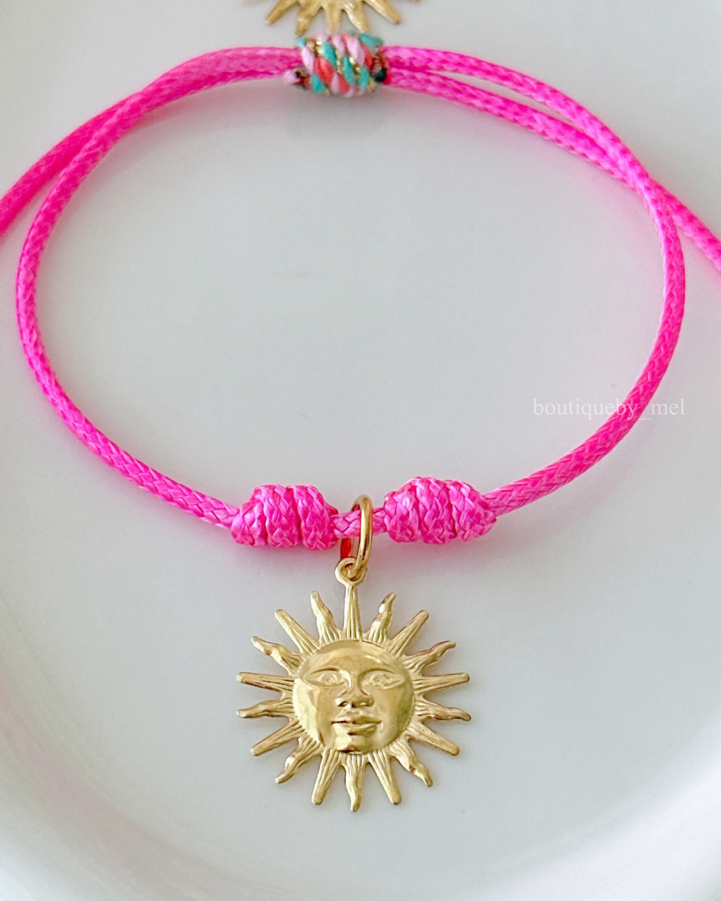 Hot Pink Sun Bracelet