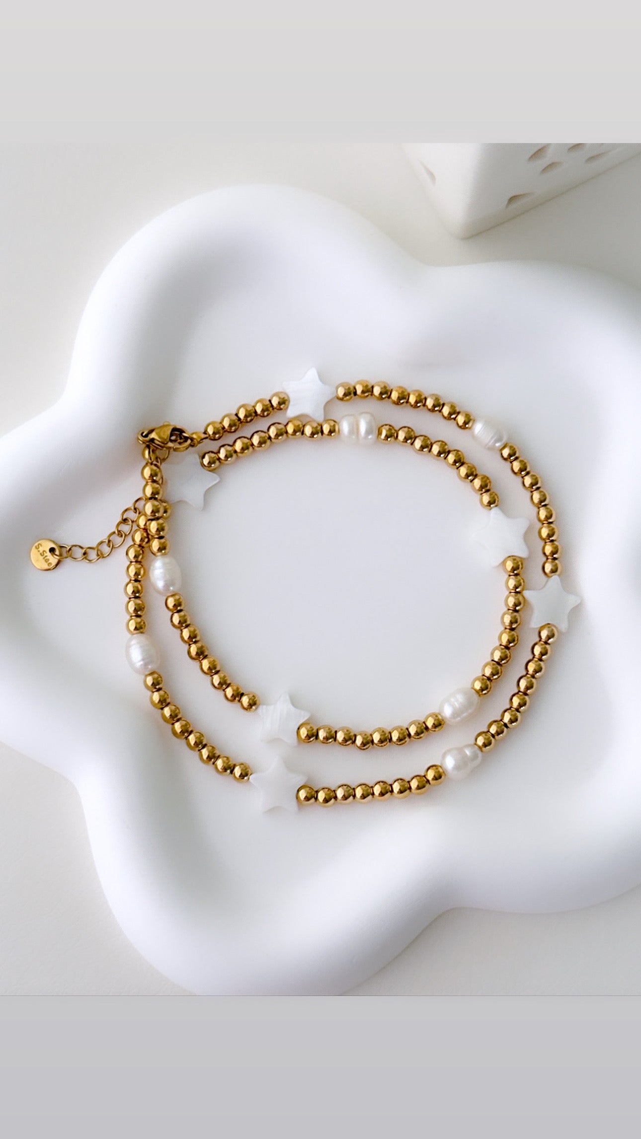 Star & Pearls Necklace