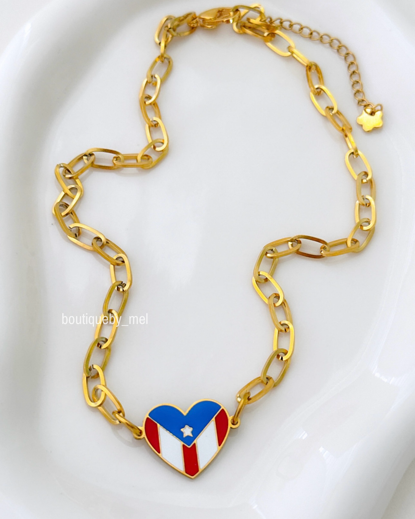 I Love Puerto Rico-Necklace
