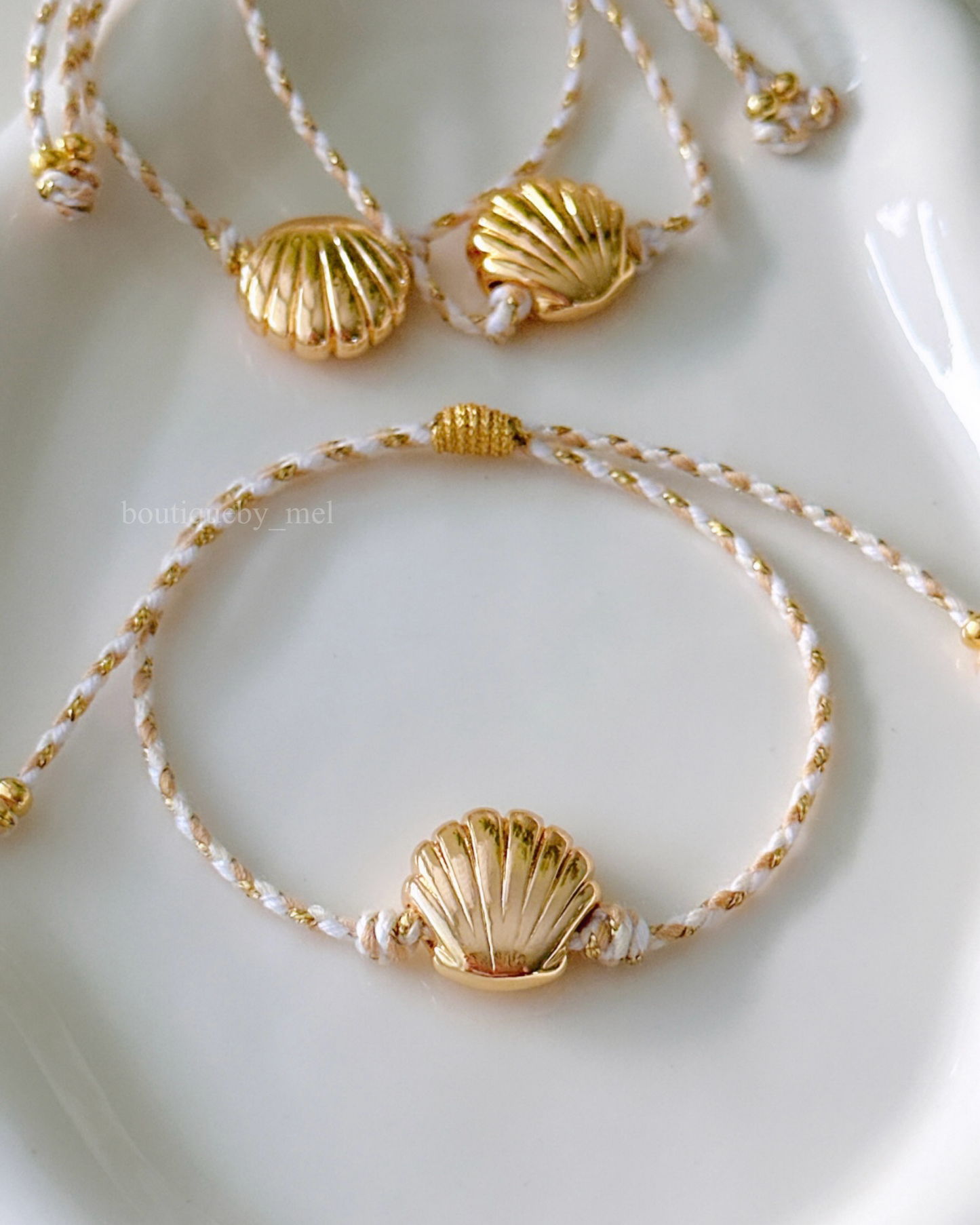 Sunlit Shell Bracelet