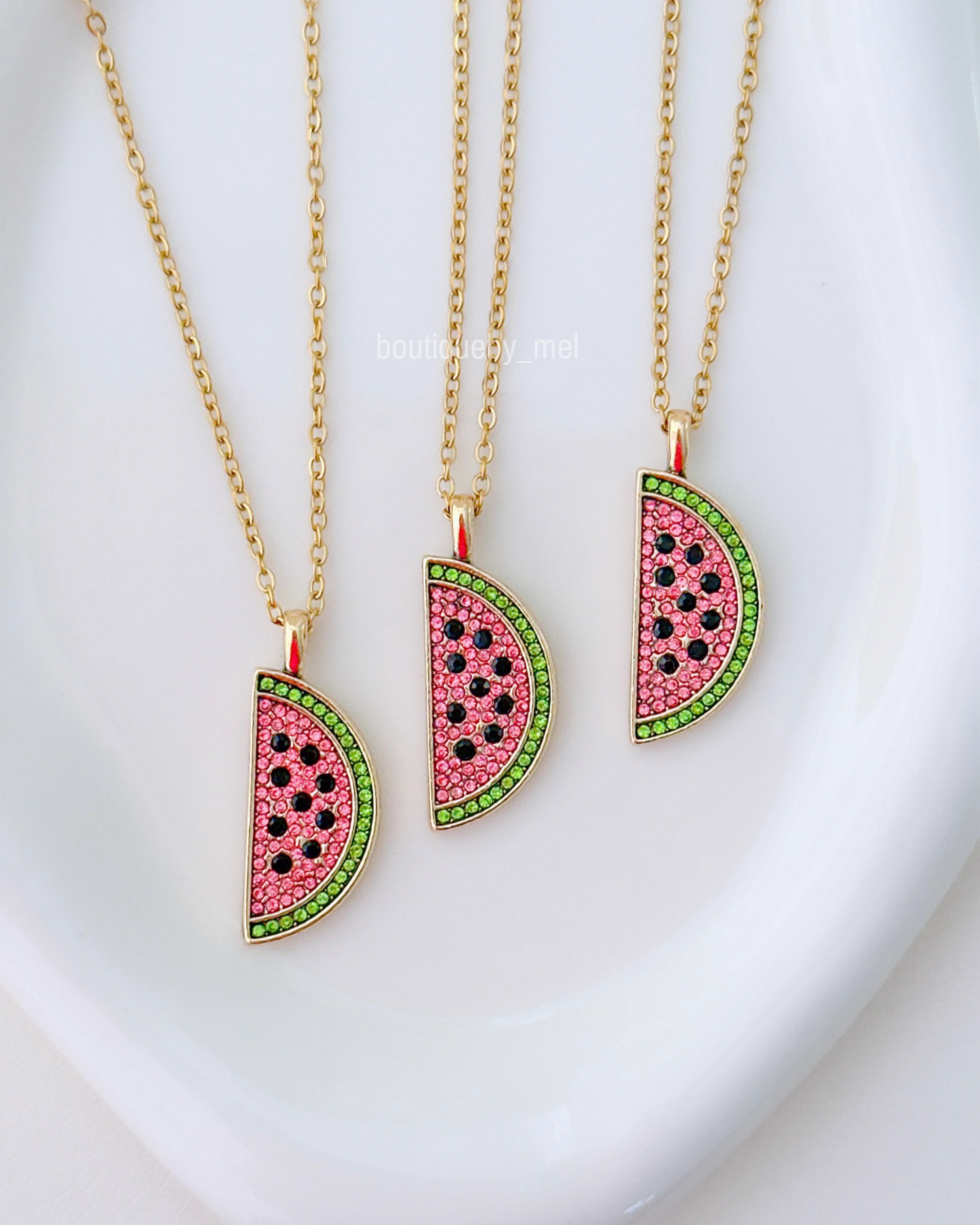 Glam Watermelon Necklace