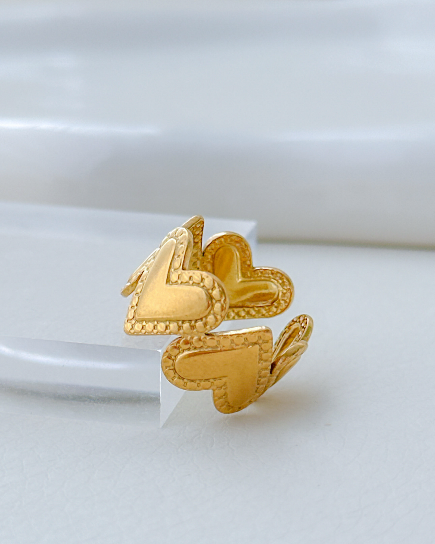 Golden Love Ring