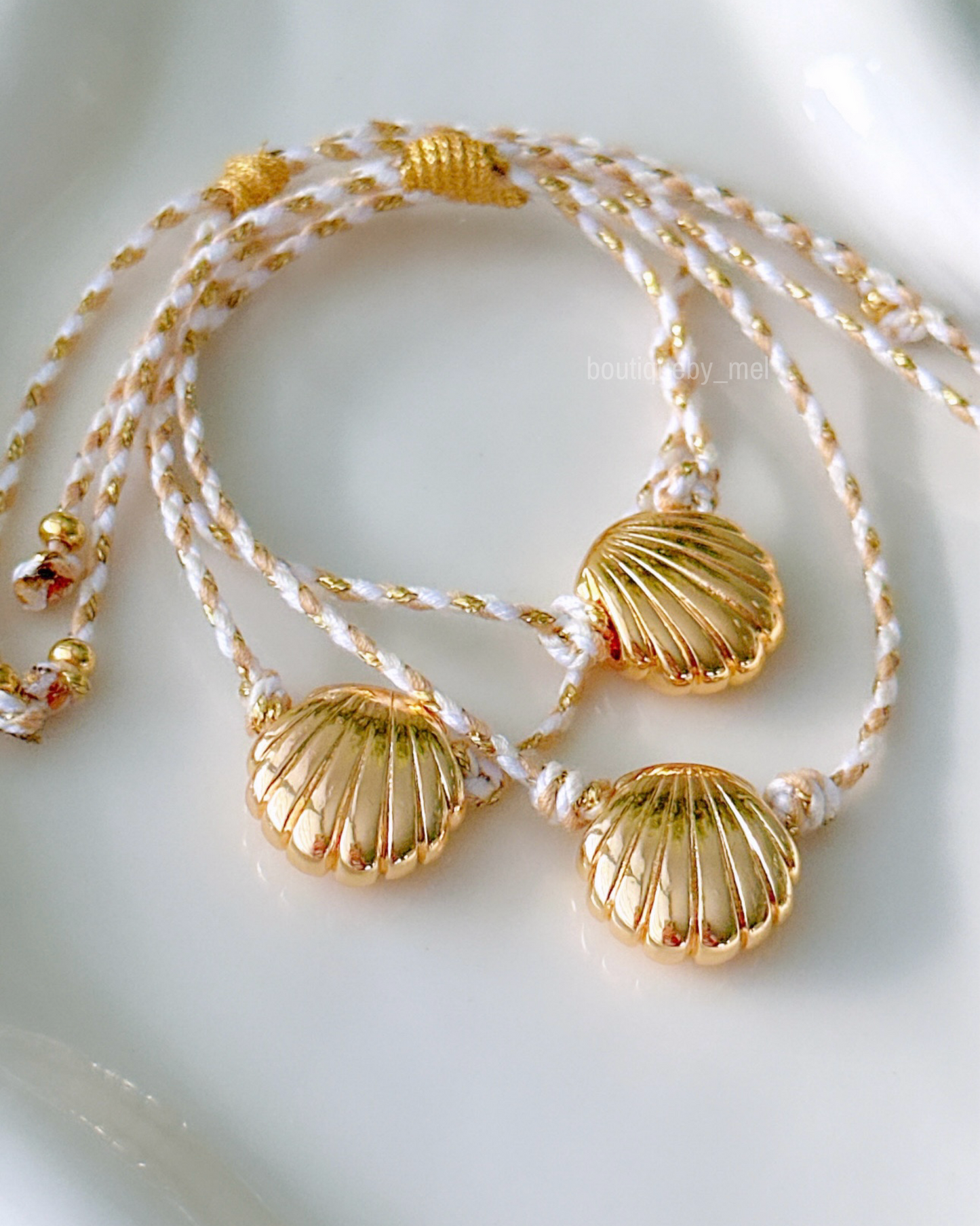 Sunlit Shell Bracelet