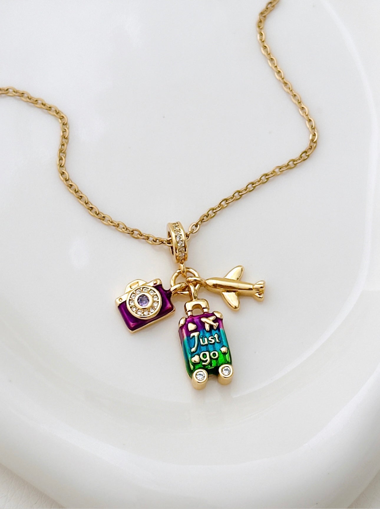Just Go Necklace