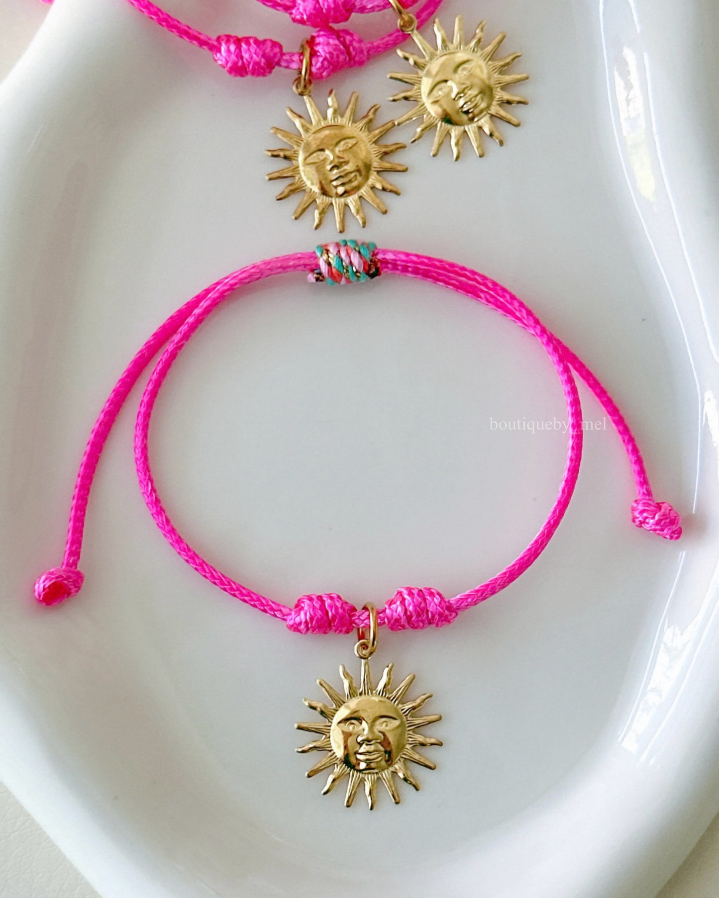 Hot Pink Sun Bracelet