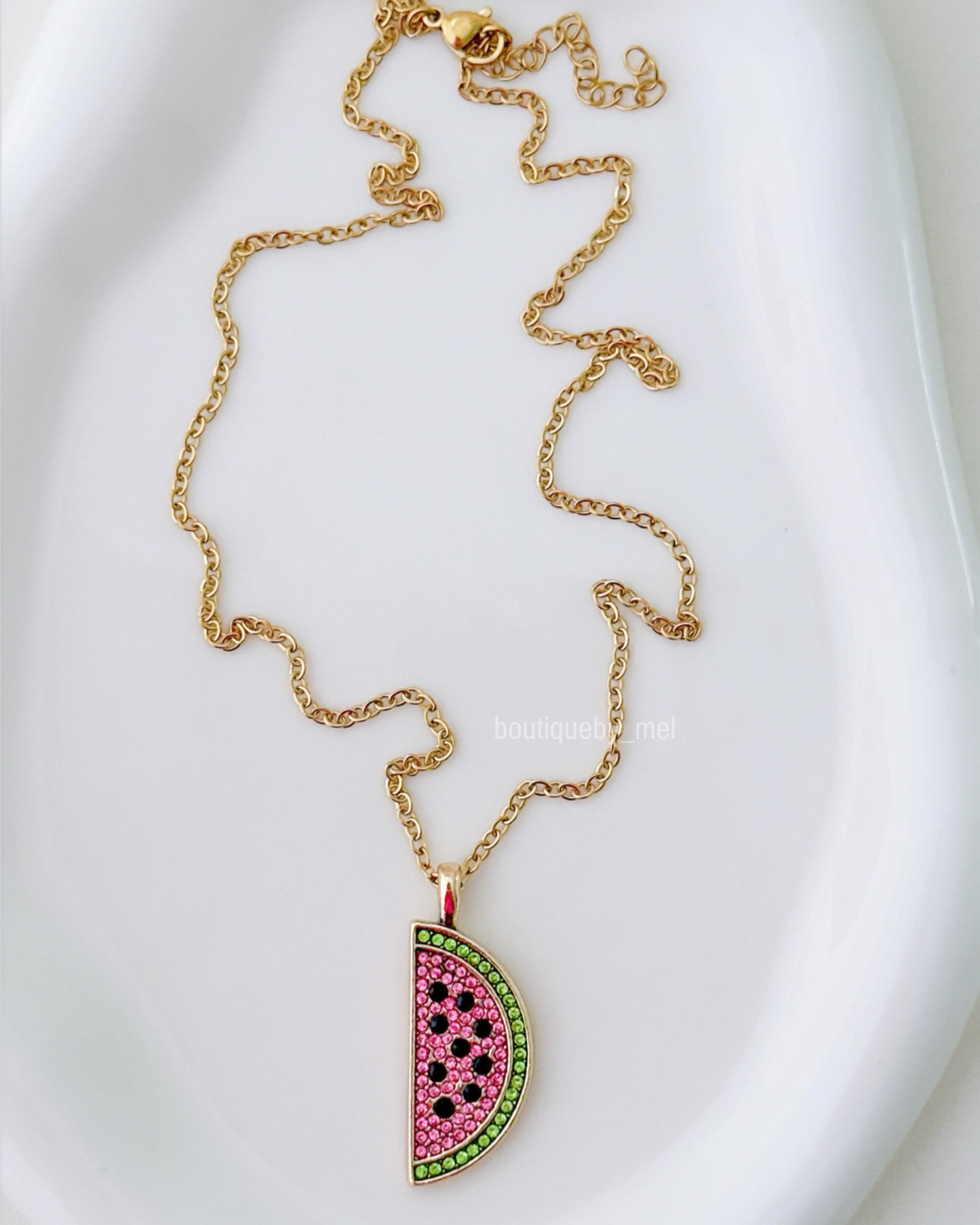 Glam Watermelon Necklace