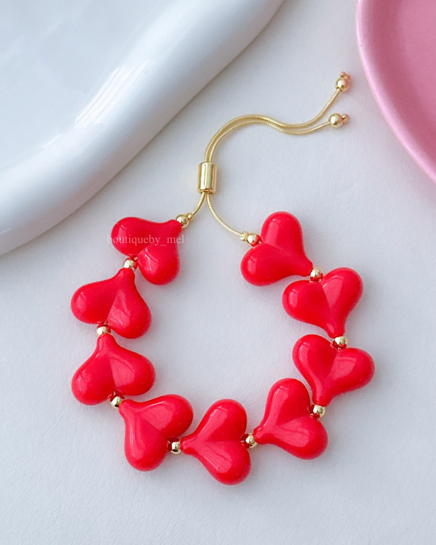 Red Hearts Bracelet