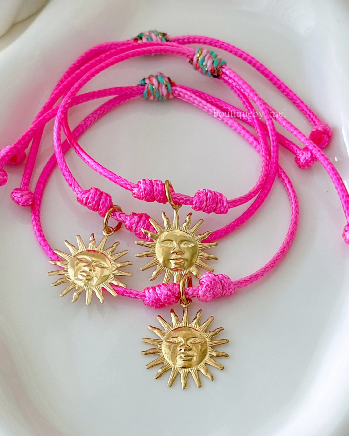 Hot Pink Sun Bracelet