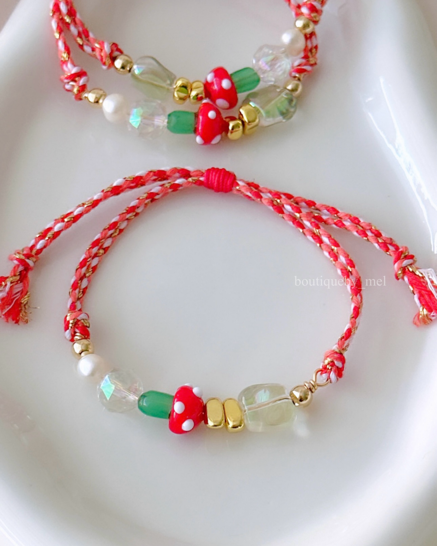 Red Mushroom Bracelet