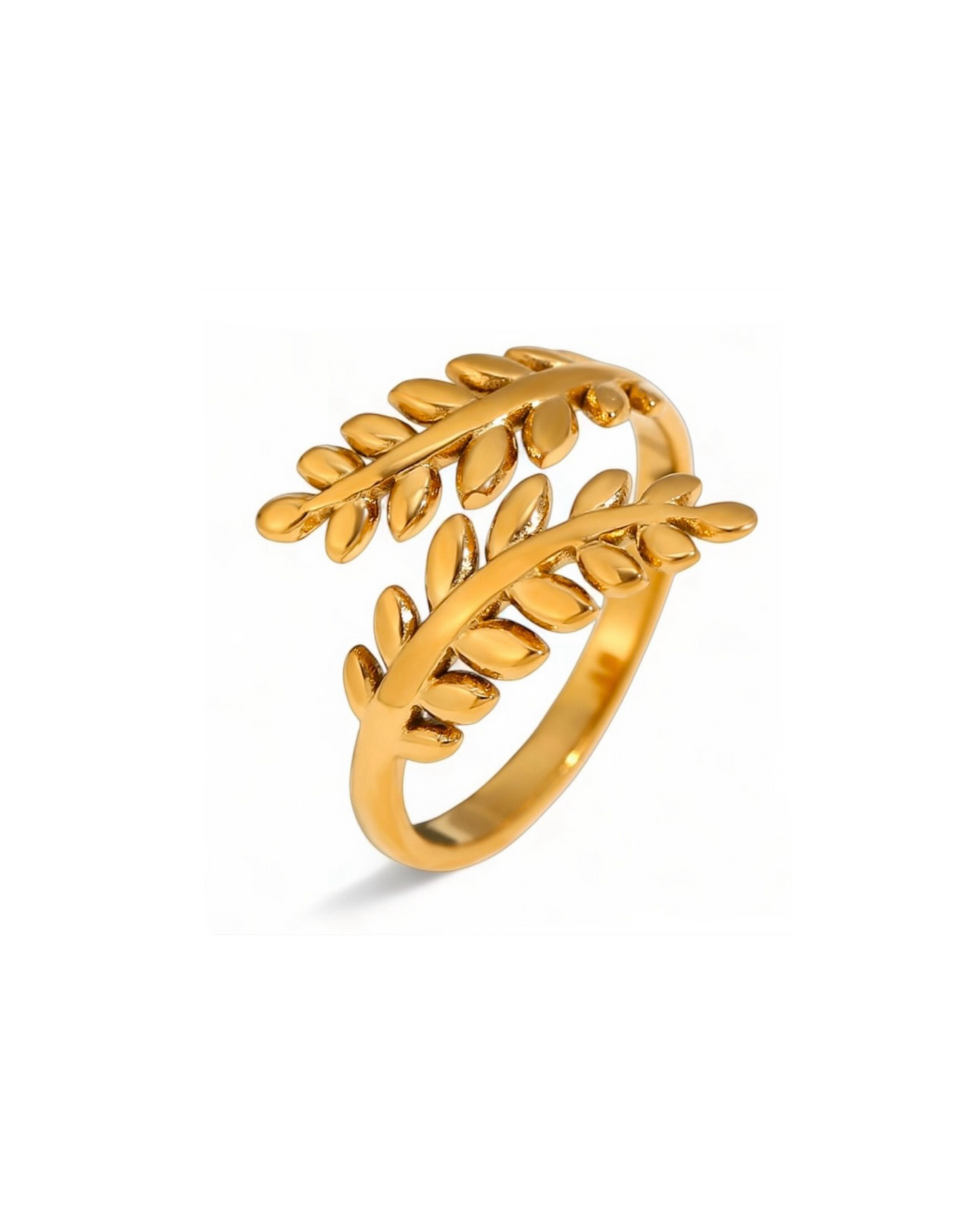 Gold Leaves Ring