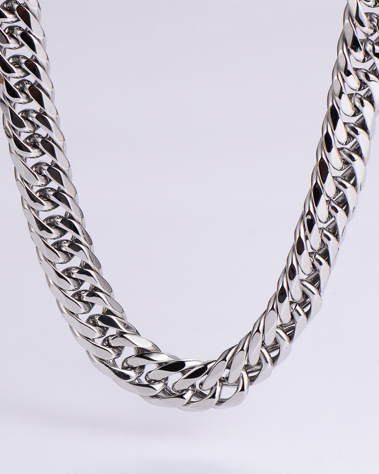 Silver Men Cuban Chain