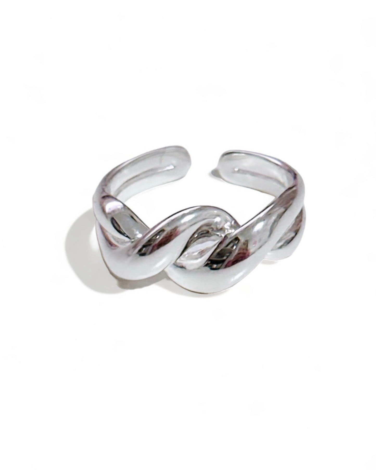 Sterling Silver Croissant Ring
