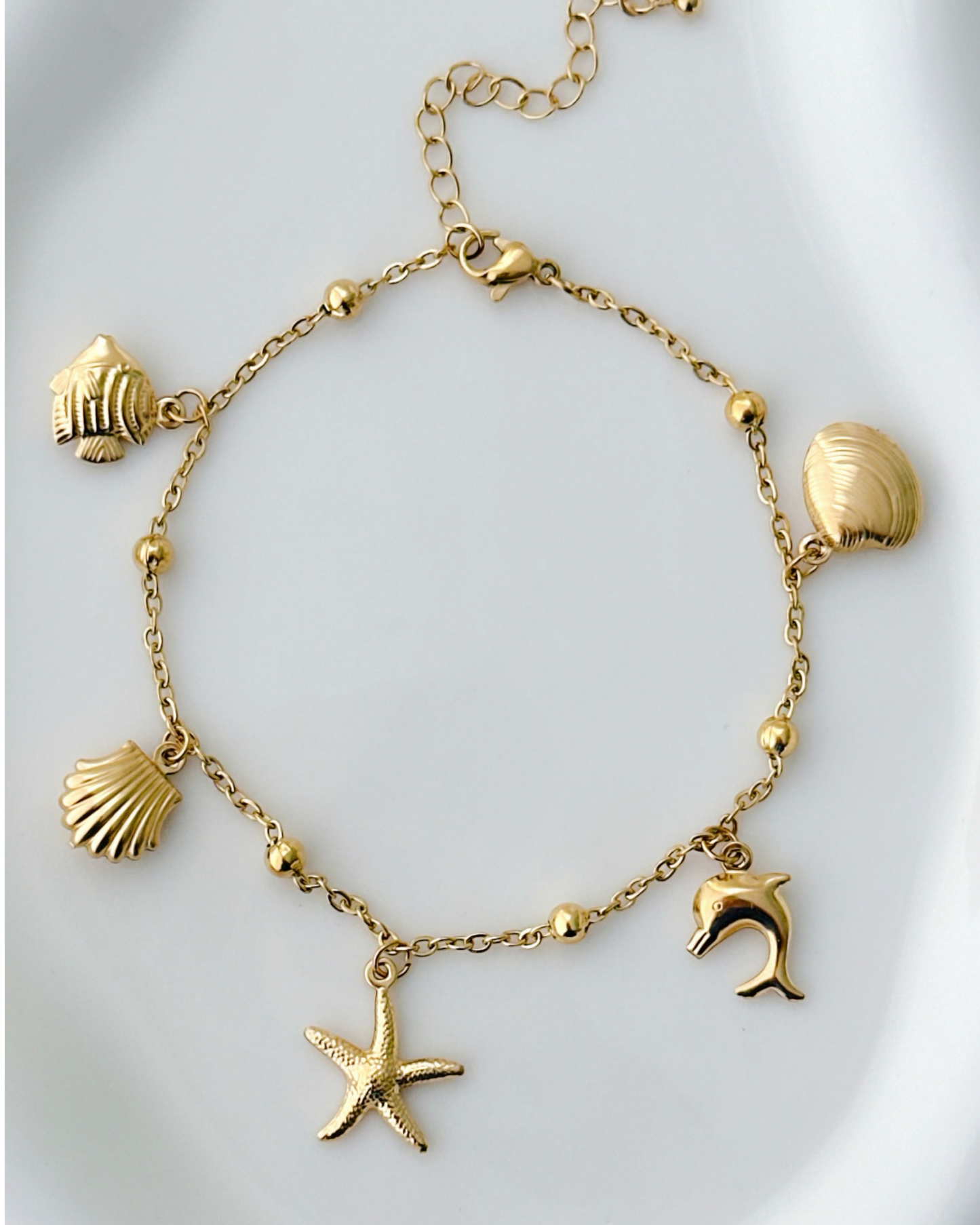 Golden Sea Anklet