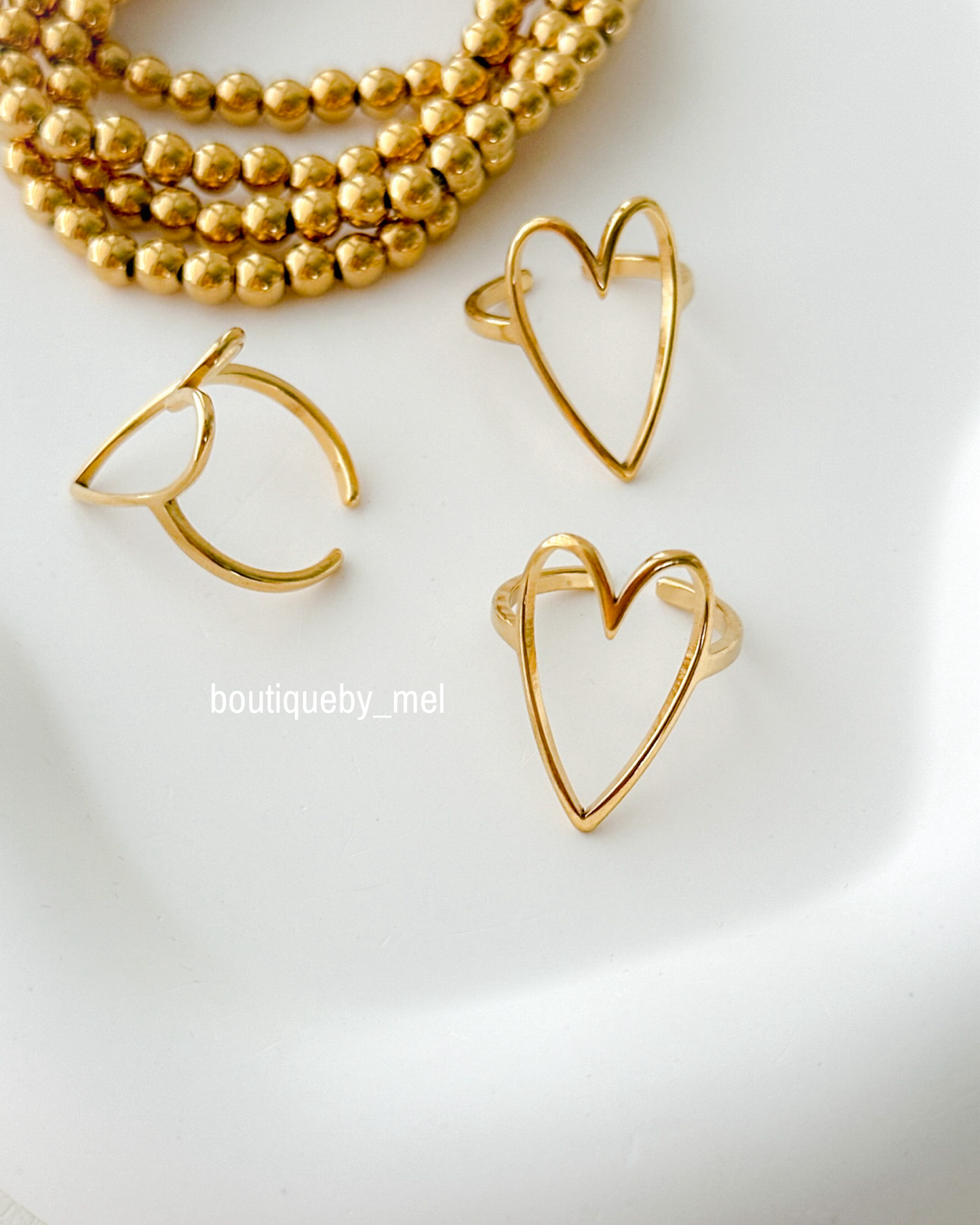 Golden Heart Ring