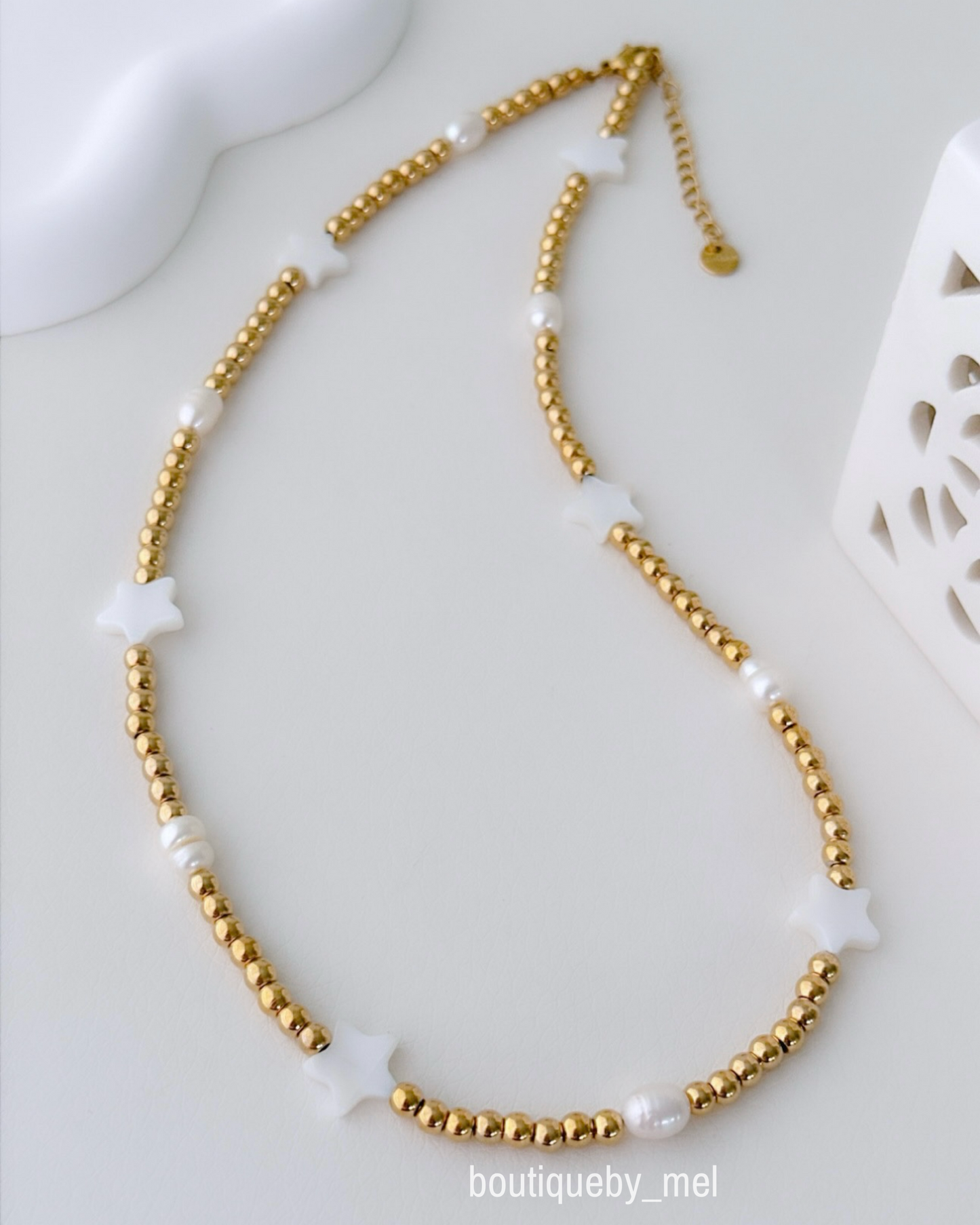 Star & Pearls Necklace
