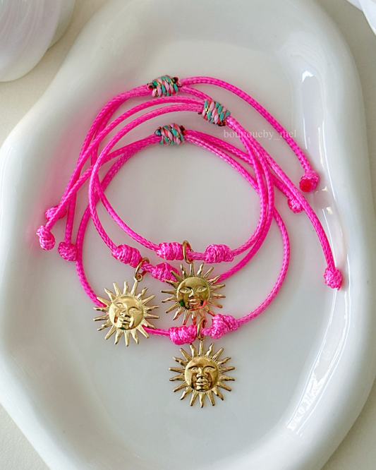 Hot Pink Sun Bracelet