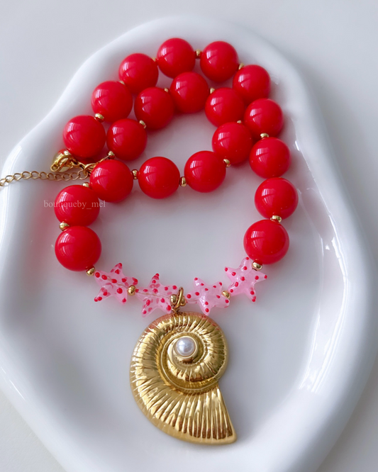 Cherry Sea Necklace