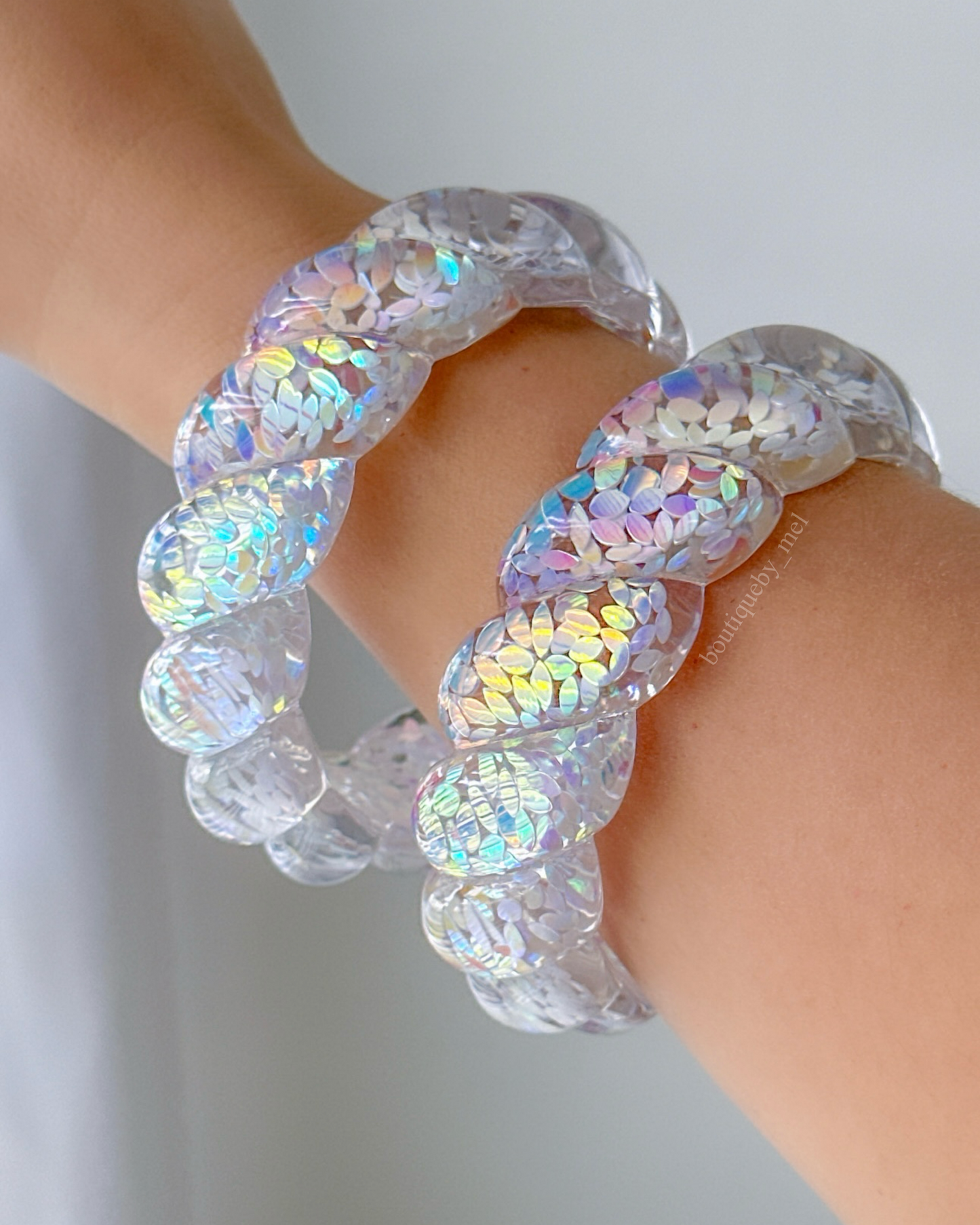 Tornasol Acrylic Bangle