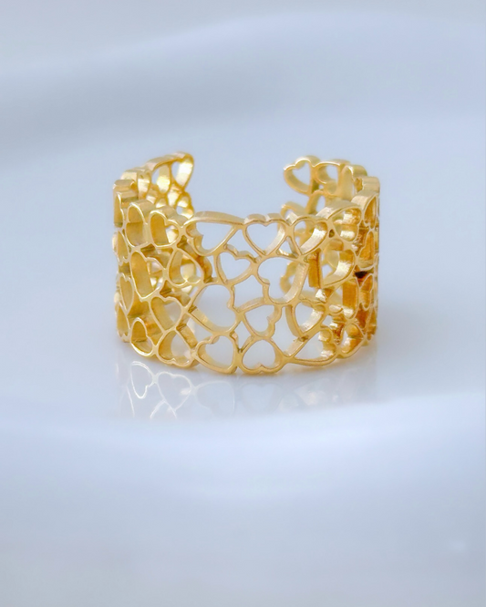Mini Hearts Ring
