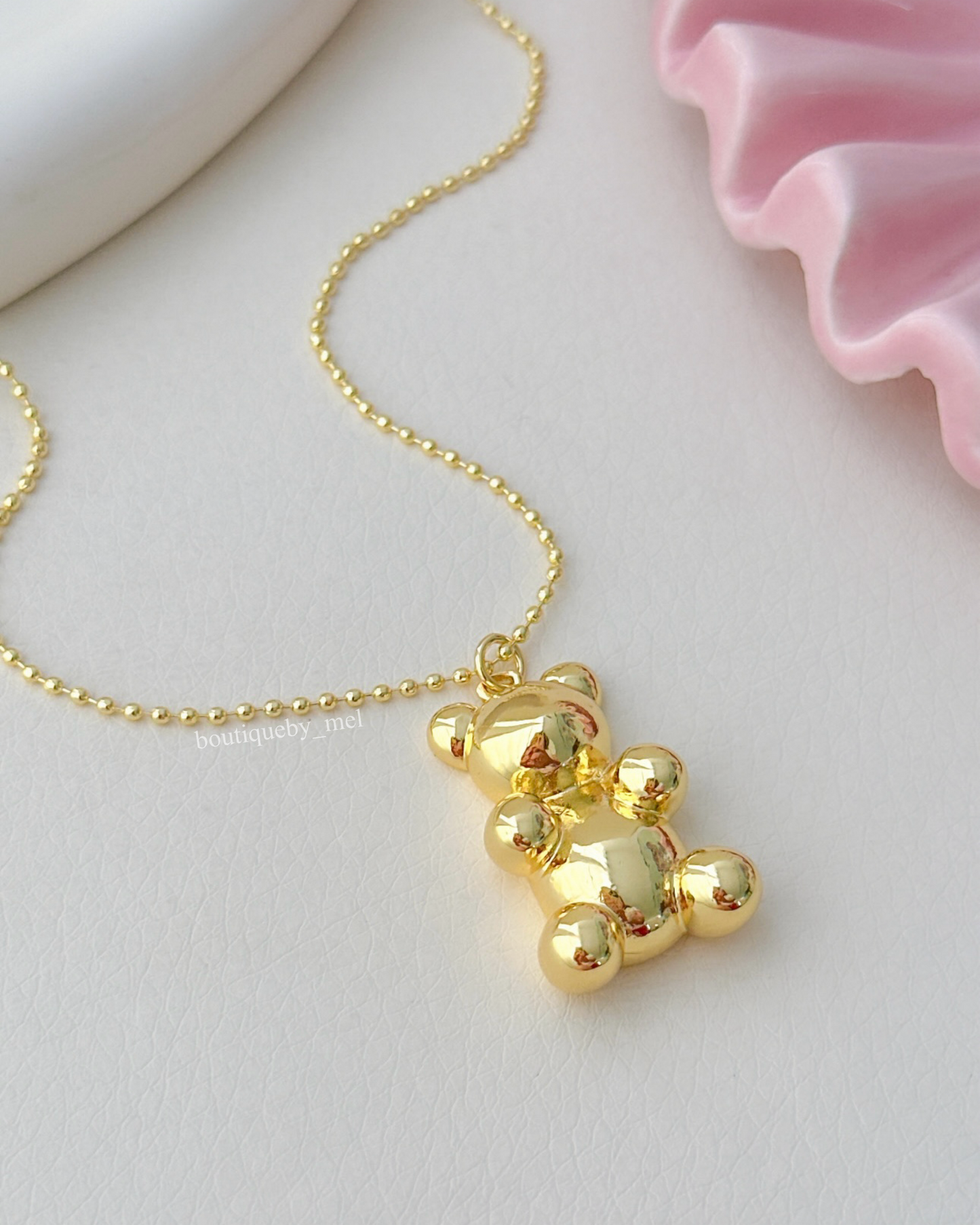 Golden Bear Necklace