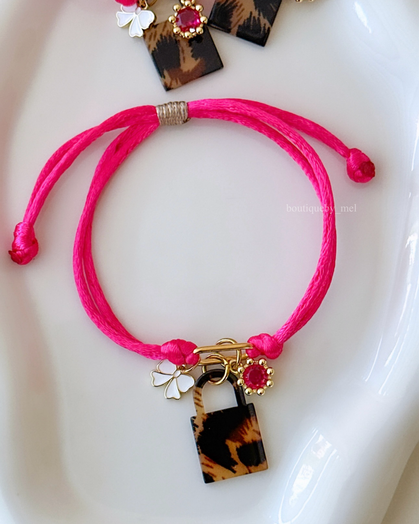 Hot Pink Safari Bracelet