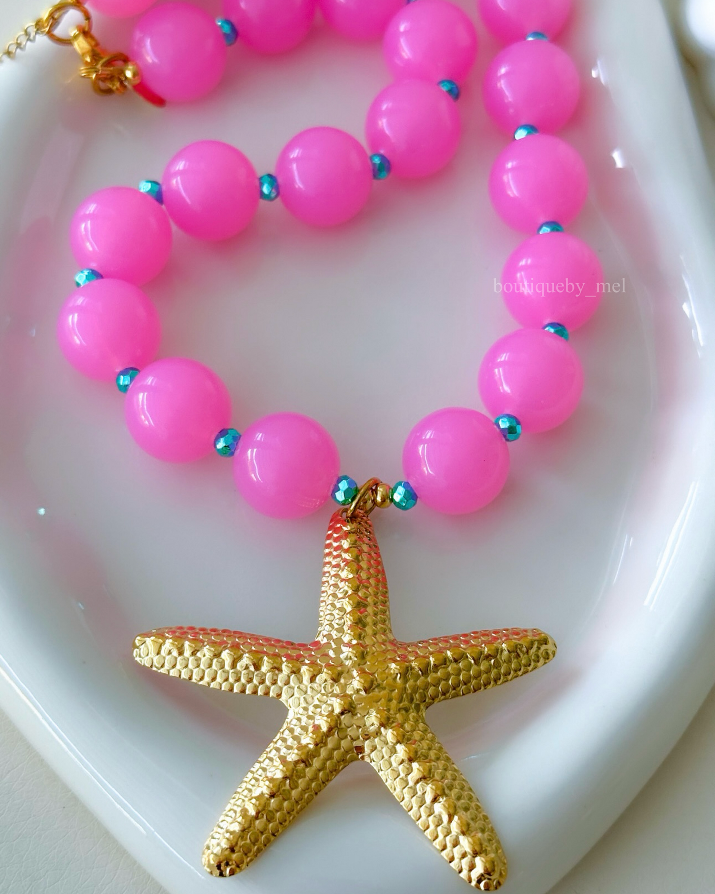 Pink Splash Necklace