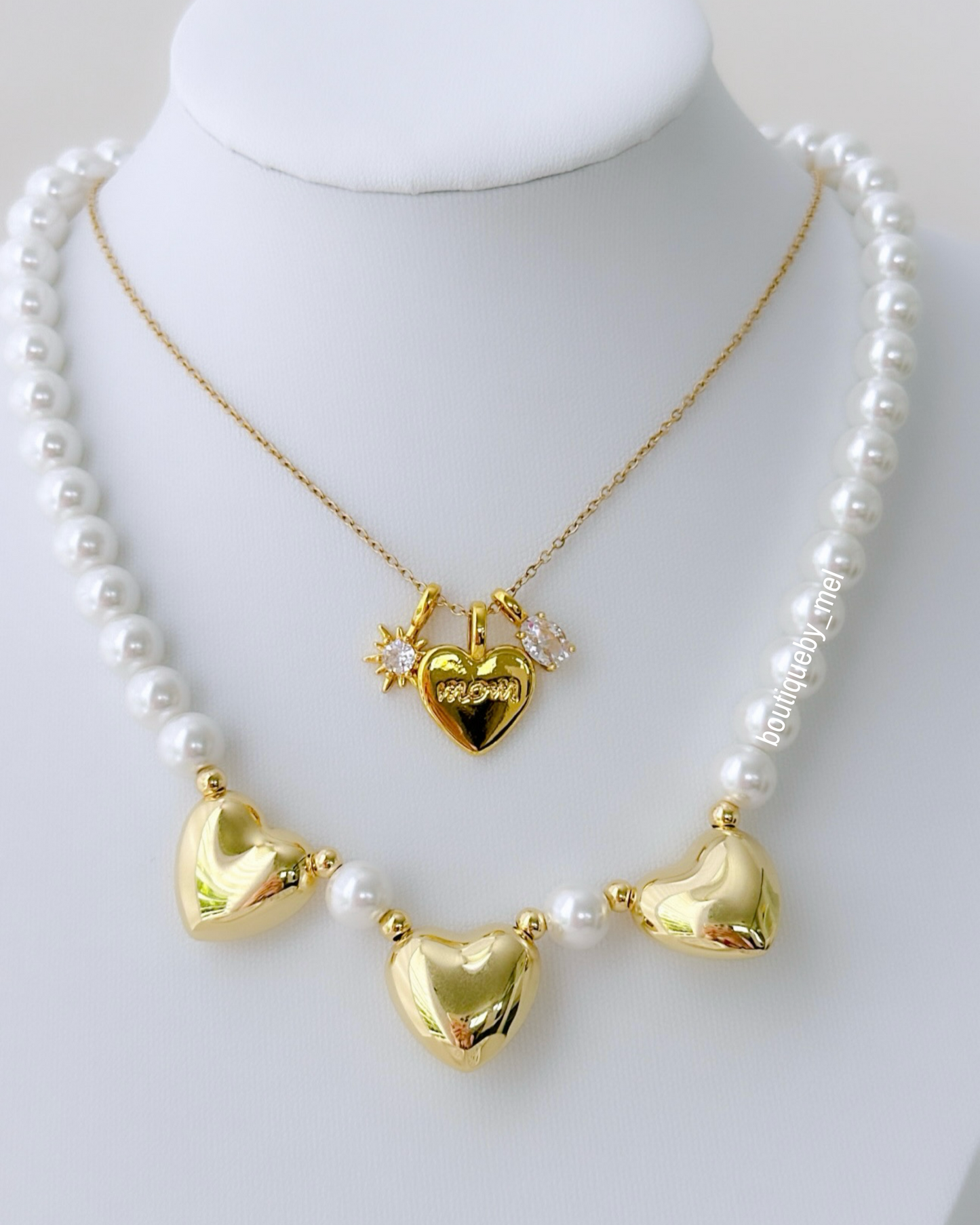 MOM Heart Necklace