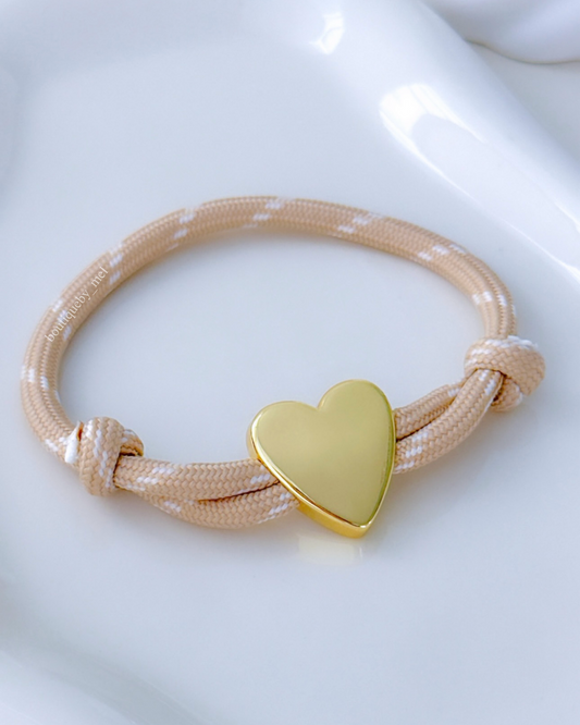Nude Heart Bracelet