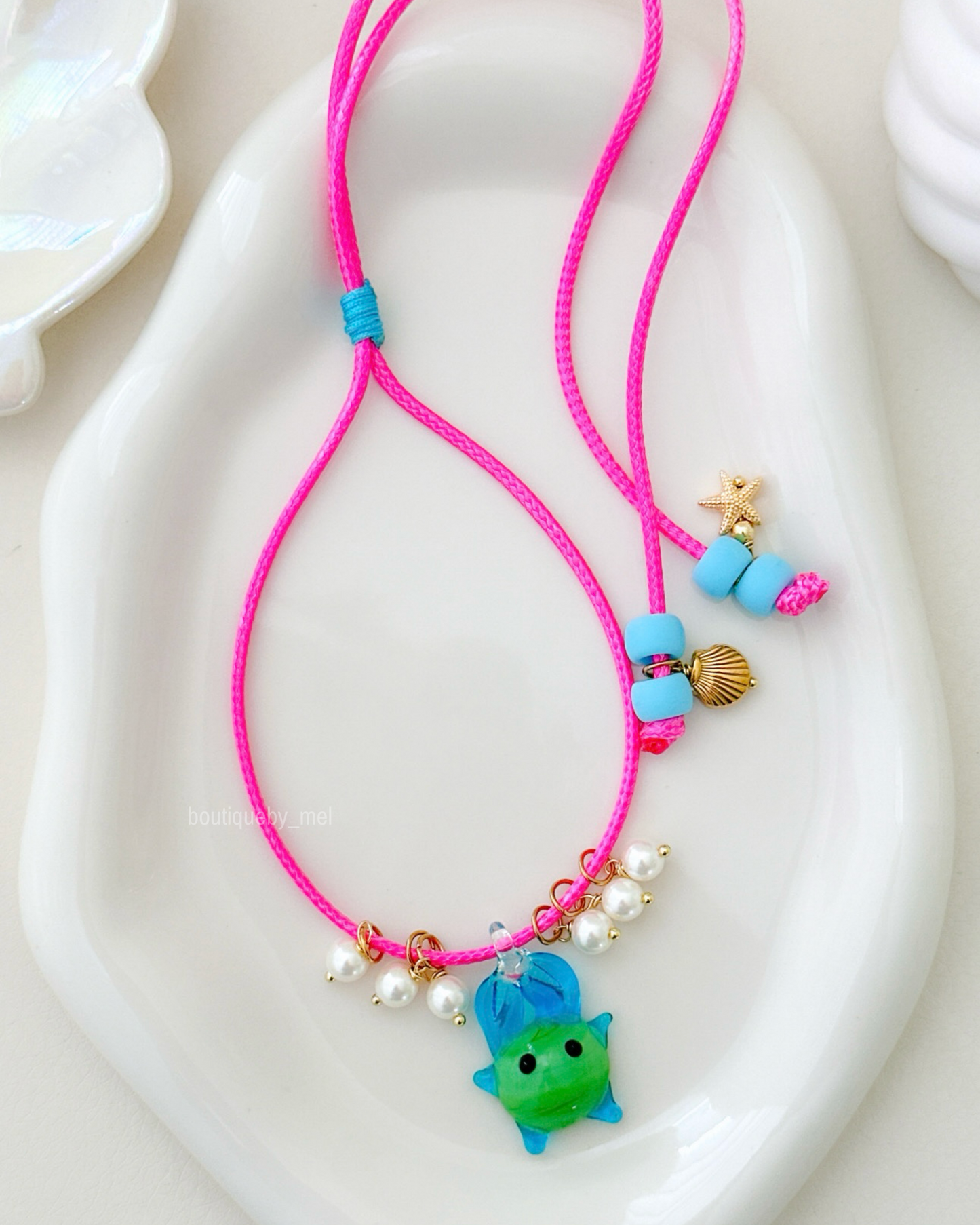 Tropical Crab Necklace
