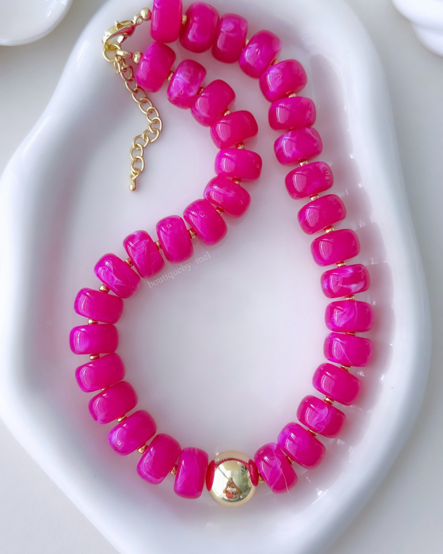 Amalfi Fucsia Necklace