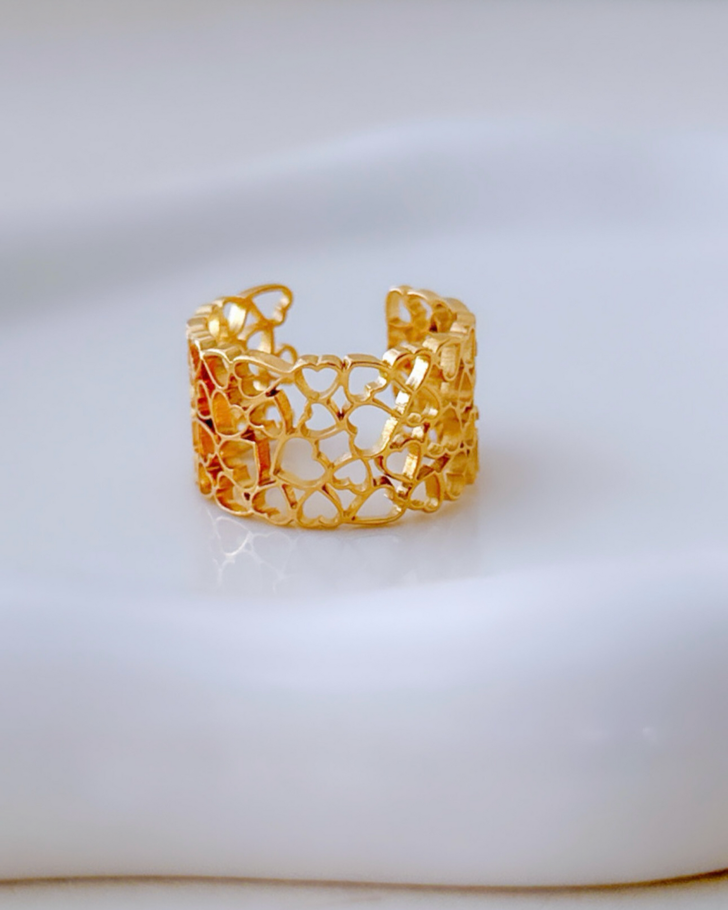 Mini Hearts Ring