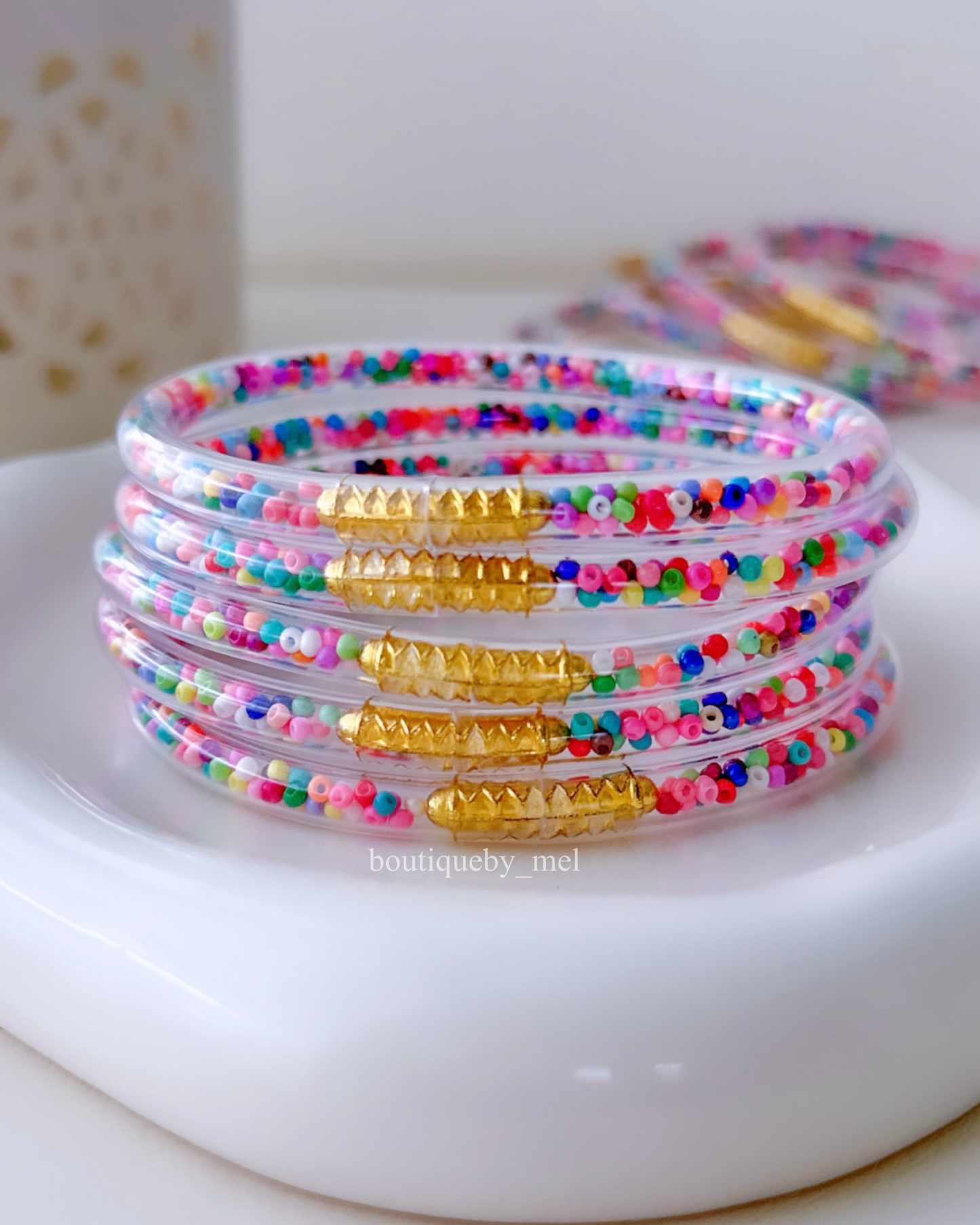 Sprinkles Jelly Bangles