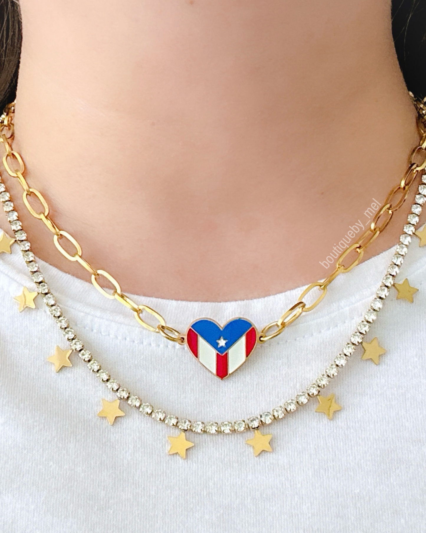 I Love Puerto Rico-Necklace