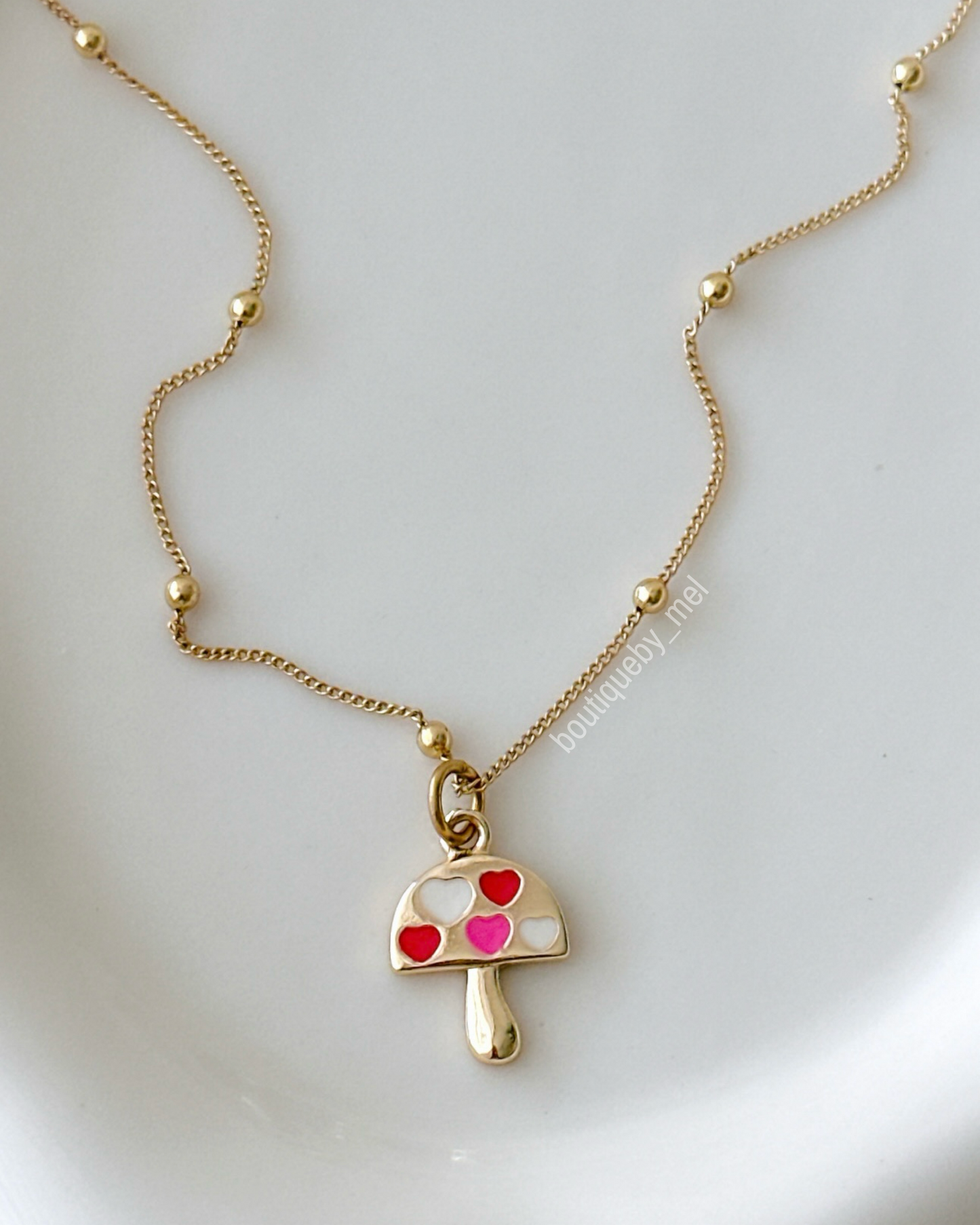 Love Mushroom Necklace