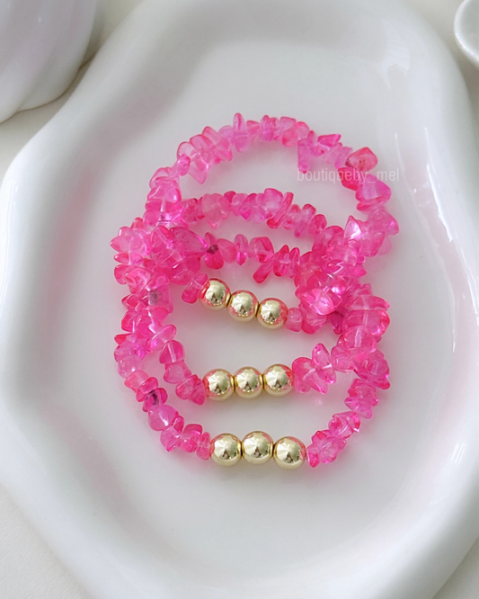 Coral Pink Bracelet