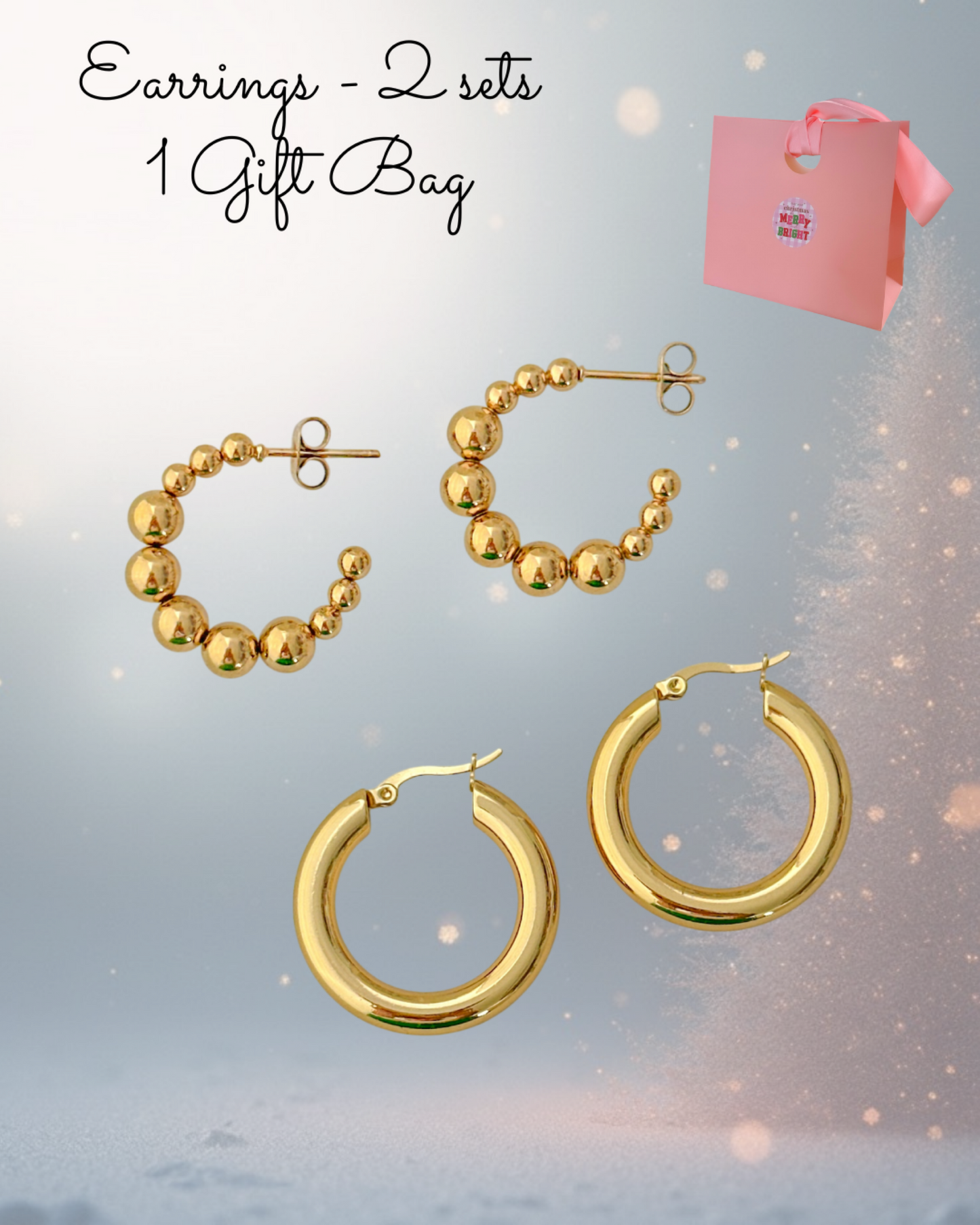 Bundle / 2 Earrings Set