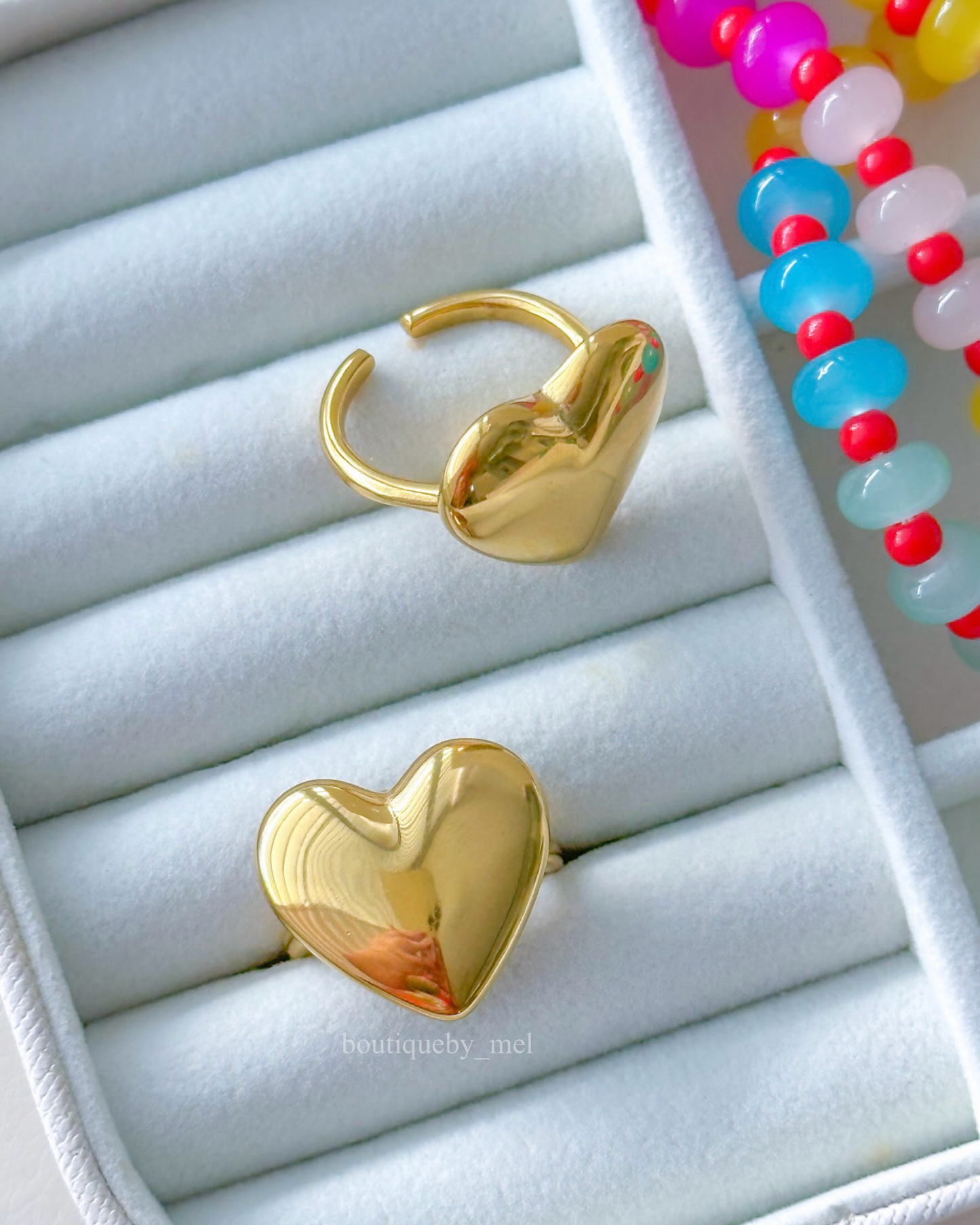Golden Heart Ring
