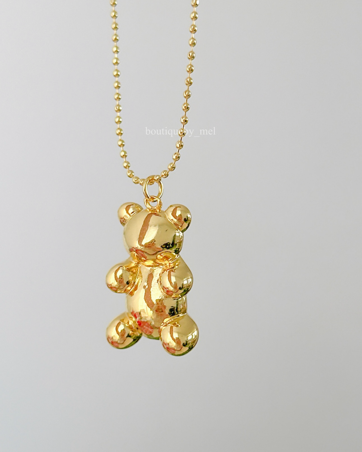 Golden Bear Necklace