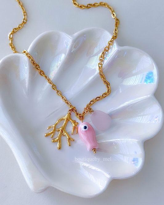 Seaside Pink Necklace