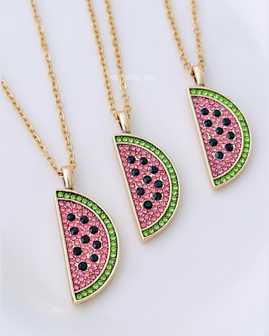 Glam Watermelon Necklace