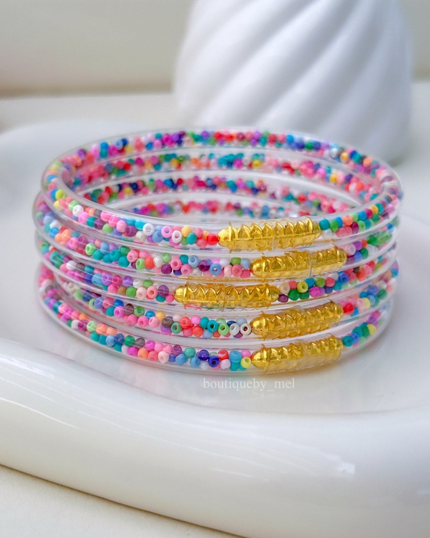 Sprinkles Jelly Bangles