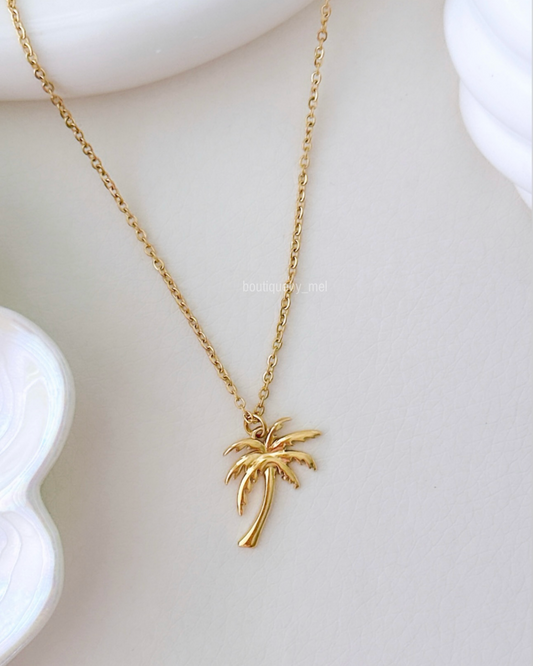 Tropical Palm Necklace