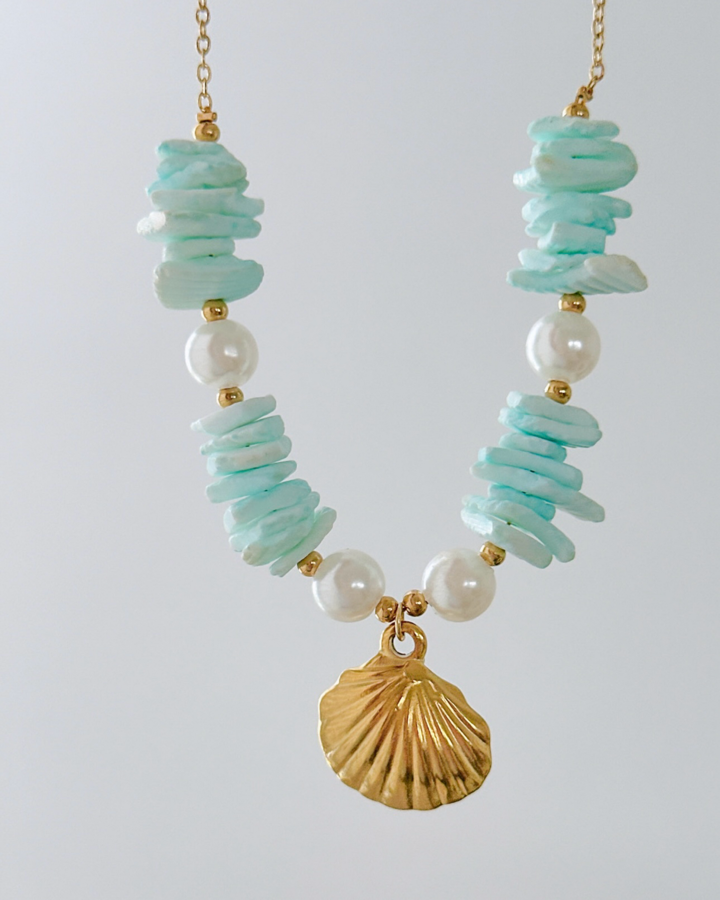 Blue Sea Necklace