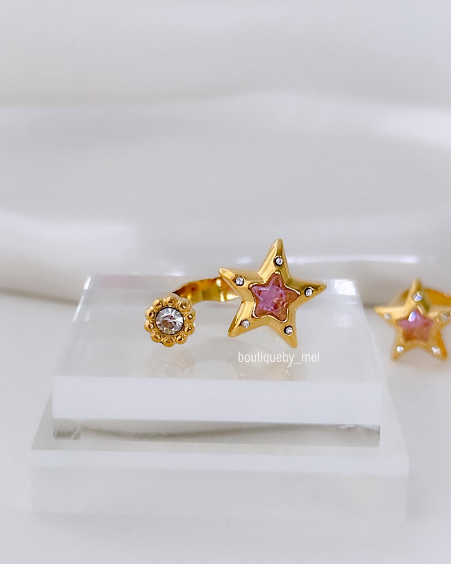 Pink Star Ring